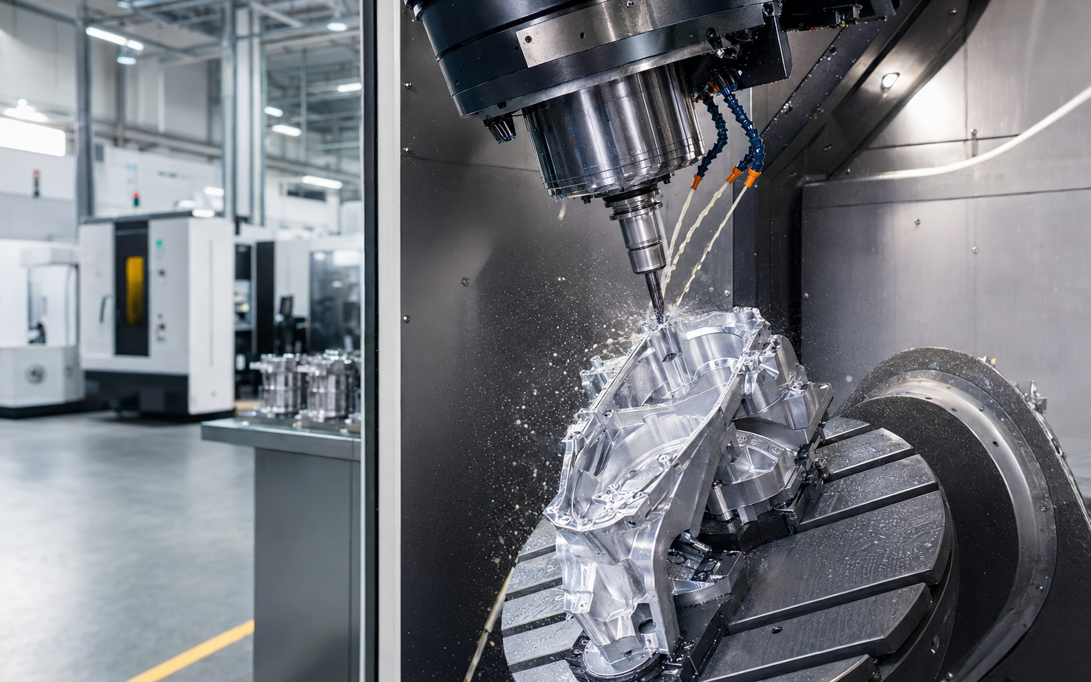 Industrial metalworking application